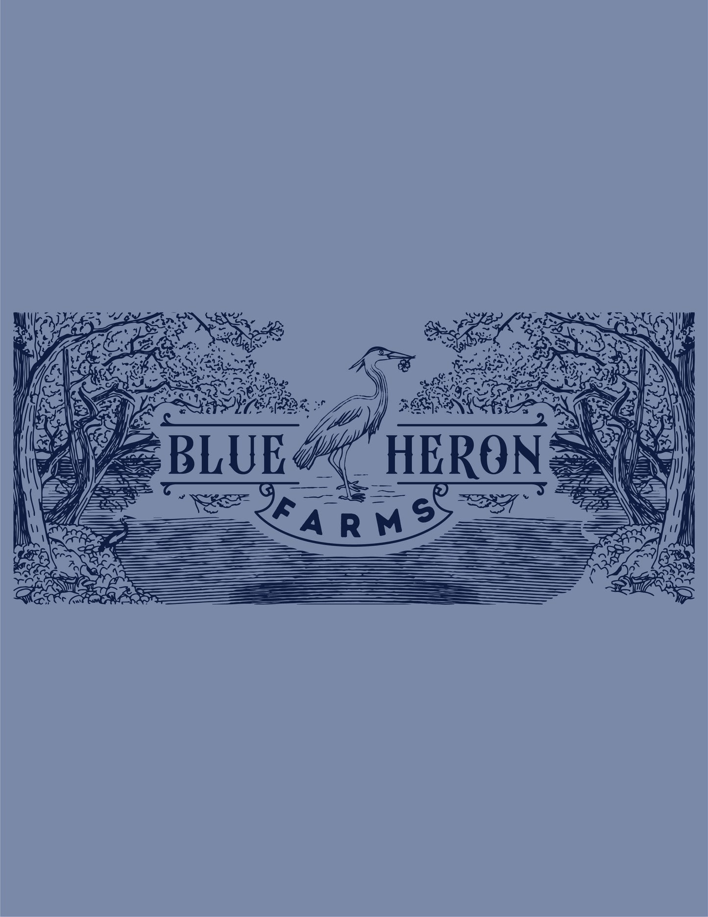 Blue Heron Farms T Shirt-XL
