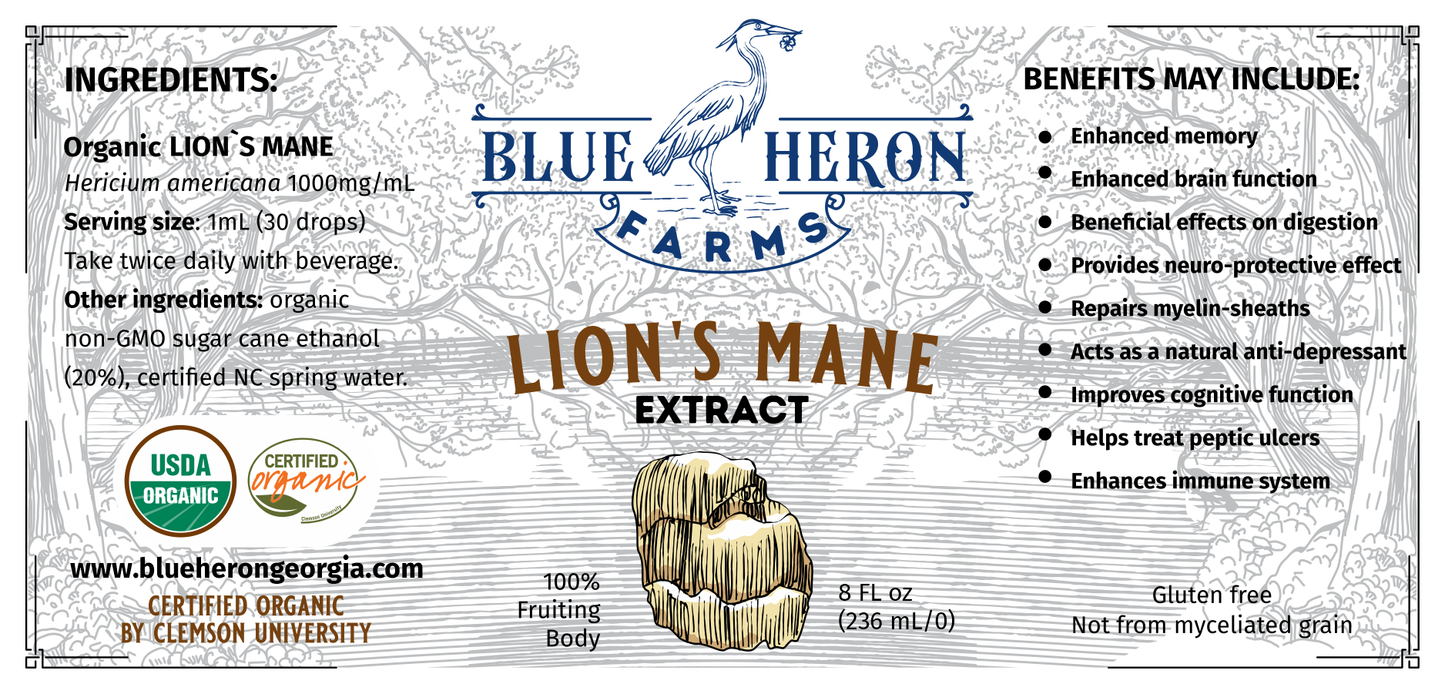 Lion's Mane Tincture-8oz